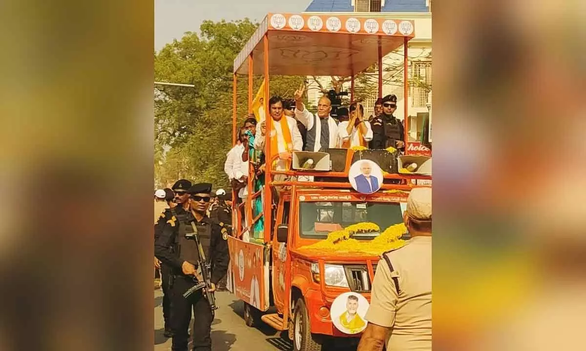 Rajnath flays Jagan’s govt for ‘encouraging’ land & sand mafia