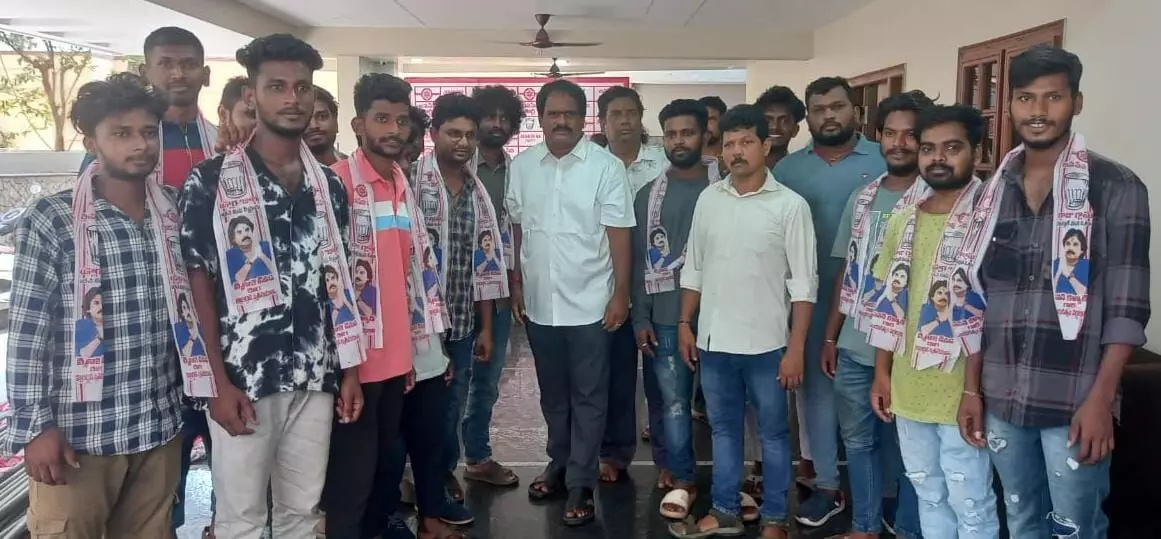 Youth of Visakha District South constituency join Jana Sena