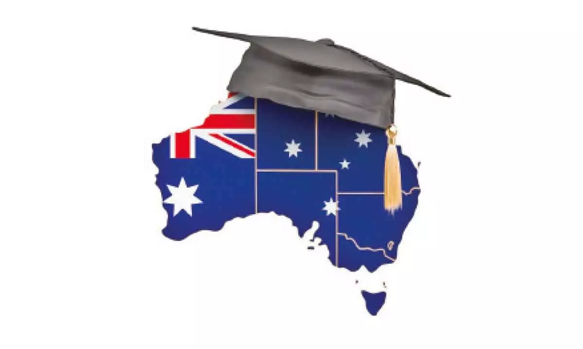 Visas granted to  Indian students by Australia fell by 48% between December 2022 and Dec 2023