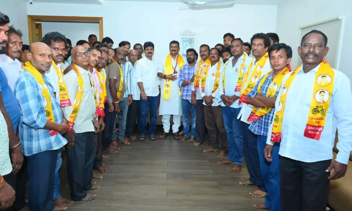 Former YCP Leaders and Workers Join TDP in Visakhapatnam in presence of Ganta Srinivasa