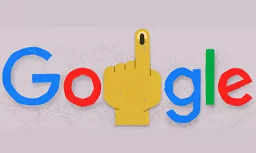 Google Doodle: Google Observes Third Phase of Indian General Elections with Symbolic Doodle