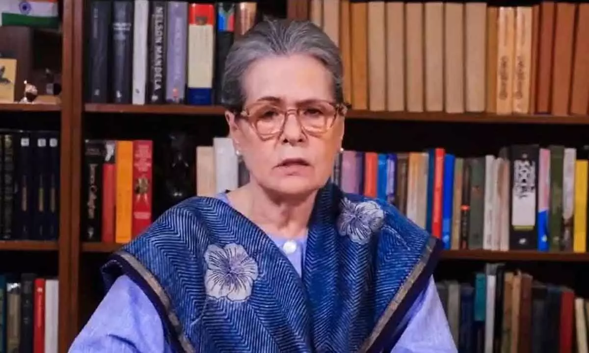 Promoting hatred for political gains: Sonia Gandhi hits out at Modi, BJP in video message