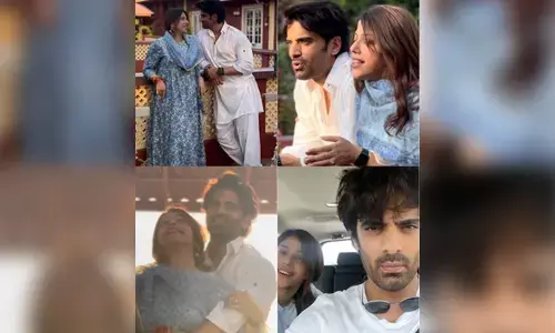 Mohit, Addite share couple goals; flaunt their chajje chajje ka pyaar in video