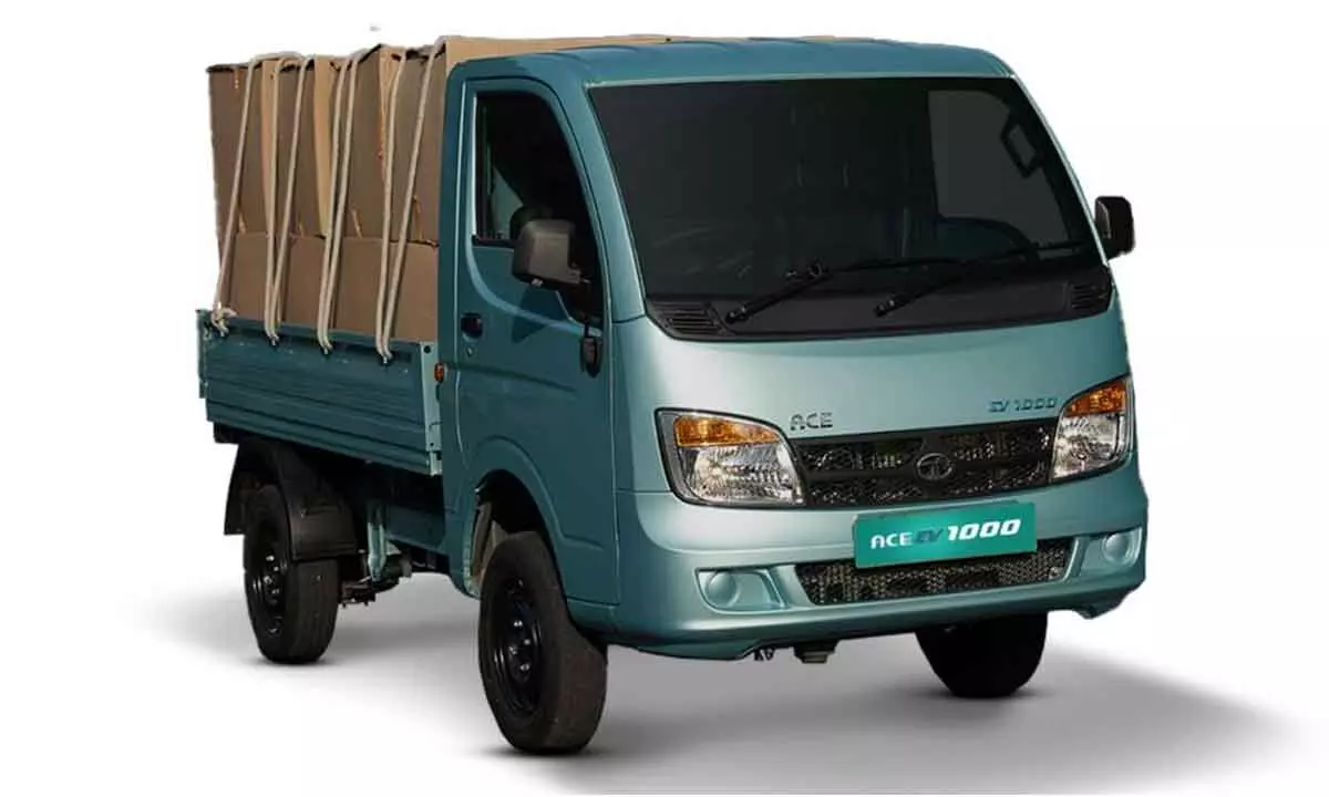 Tata Motors rolls out ACE EV 1000 vehicle