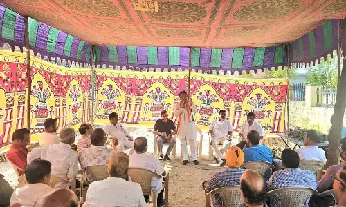 Cantonment Ward-7 Leaders Rally Support for Congress Party Candidate