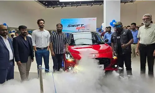 New Maruti Swift makes debut in Hyd