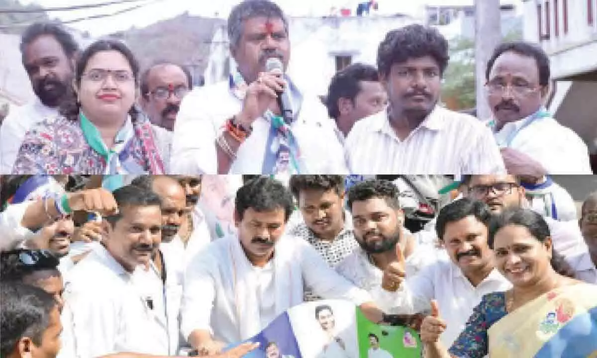 Visakhapatnam: YSRCP candidates pull out all stops to draw voters’ attention