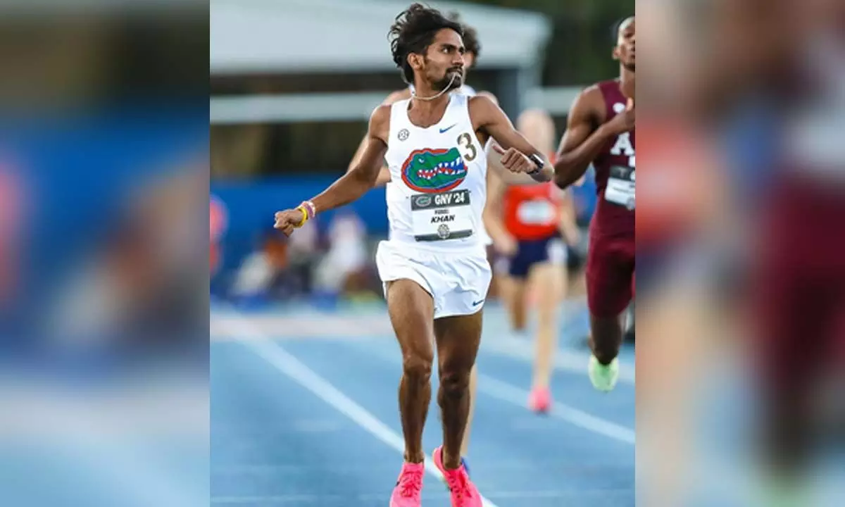 Farmers son Parvej Khan, who shines in a US collegiate race, aims to represent India in Olympics