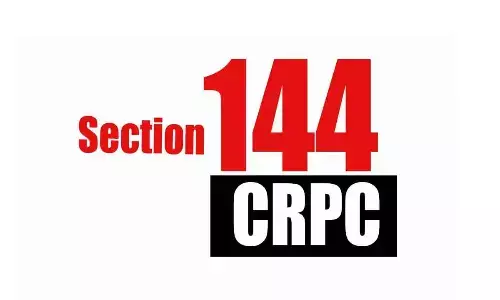 Police impose Sec 144, made security arrangements