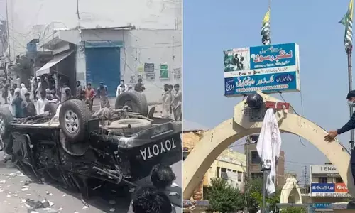 Massive protests in POK