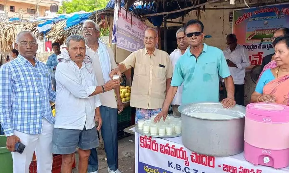 Septuagenarians quench thirst of citizens