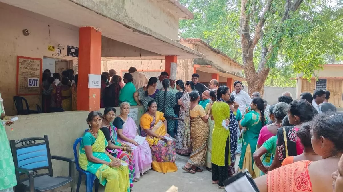 Andhra Pradesh: 55.49 per cent polling registered by 3 p.m