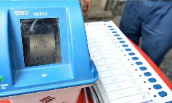 At polling booth no.89 in Tirupati TP area, EVM meant for MLA candidate voting is not working for the last two hours. Voters were waiting in the queue lines and expressing their impatience.