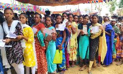 Tribal women in Parvathipuram Manyam