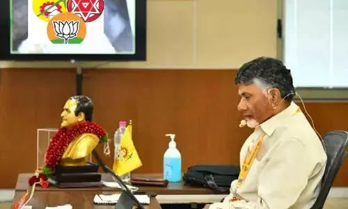 Chandrababu holds teleconference with party leaders, gives instructions for polling agents