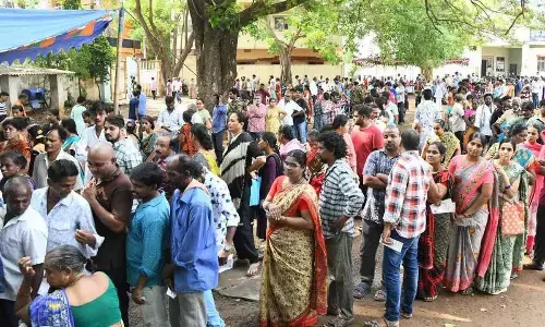 73.39% voter turnout in NTR district