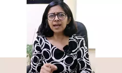 Delhi Police team at Swati Maliwal’s residence