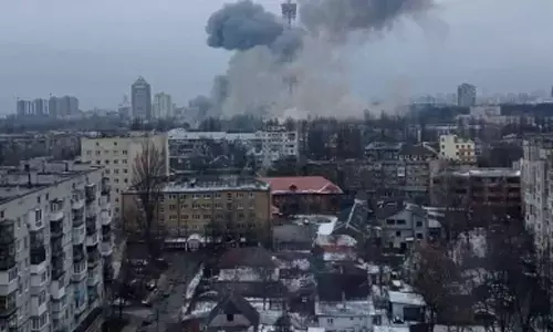 Russia reports over 100 Ukrainian drone attacks