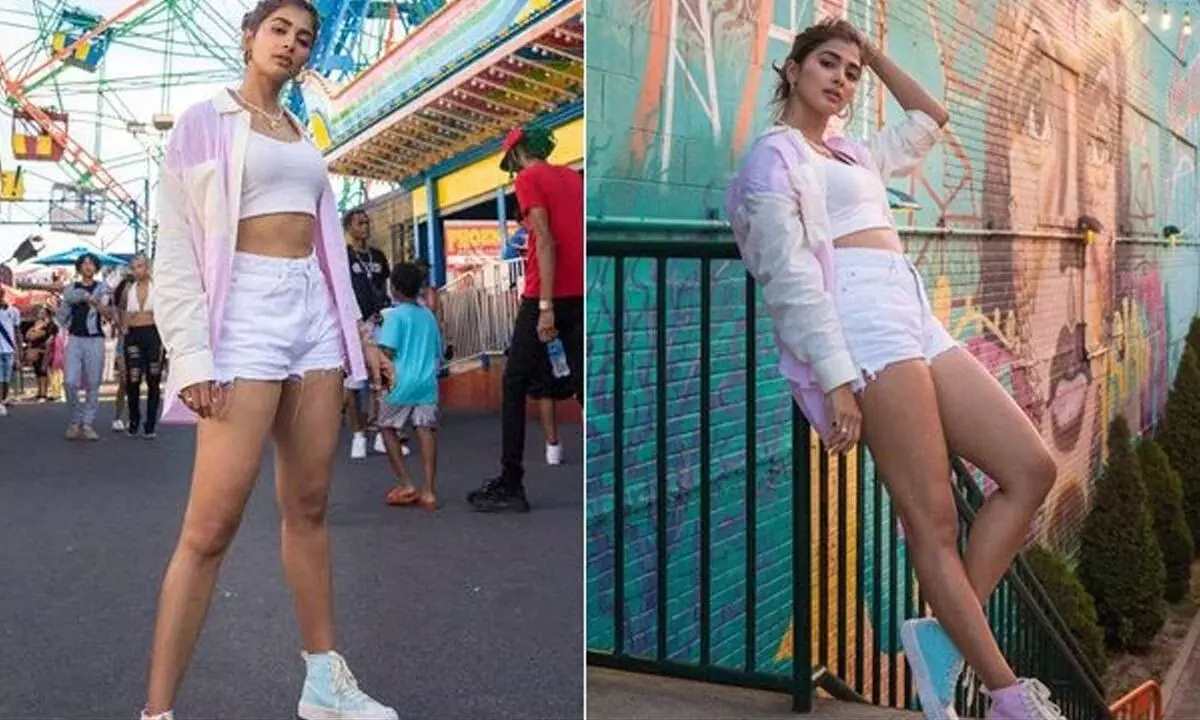Cotton t-shirts, shorts, sneakers are Pooja Hegde’s summer choices