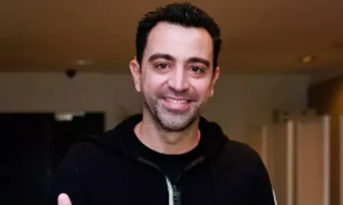 Xavi publicly announces he will stay at Barca despite rumours of President Laporta being unhappy