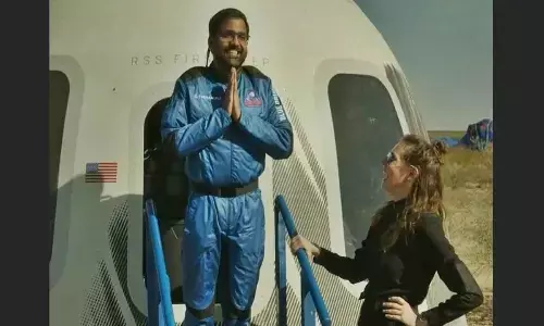 Captain Gopichand becomes 1st Indian to tour space aboard Blue Origin