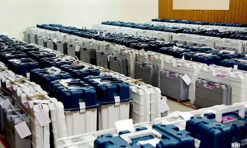 Guntur: Tight security at strong rooms