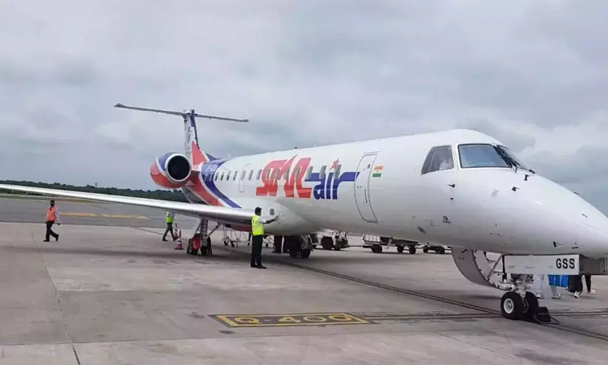 Star Air passengers stage protest following flight cancellation