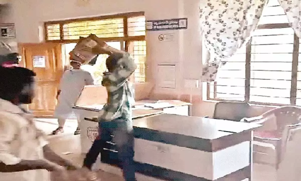 Drunk Man Attacks Hospital Staff in Srikakulam District