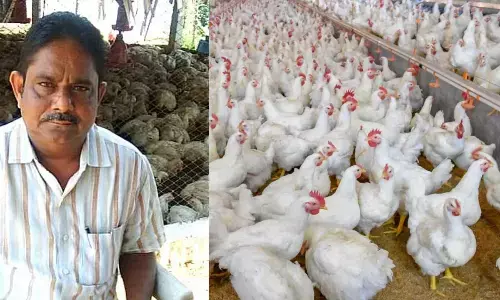 Broiler Association of Greater Vizag president Kotyada Srinu