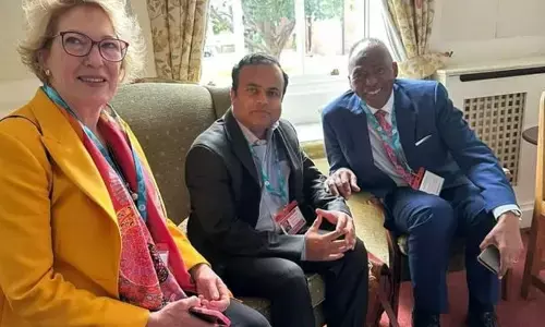 Uday Nagaraju from Shanigaram of Koheda mandal of erstwhile Karimnagar district is in UK Parliament election fray