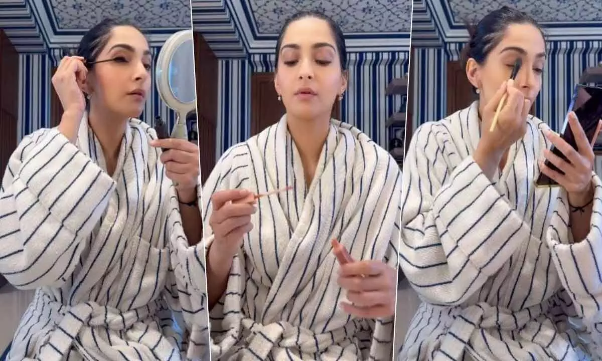 Sonam Kapoor shares her ‘simple routine’ of getting ready for narrations and meetings
