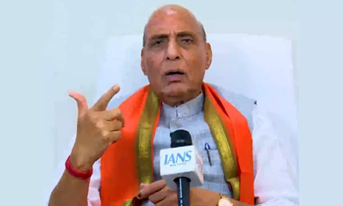 BJP will fulfil its 400 par target, party in strong position after five phases, says Rajnath Singh
