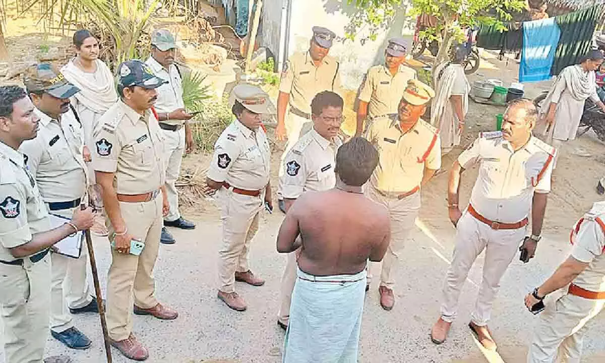 Bapatla police conduct cordon & search ops at different places
