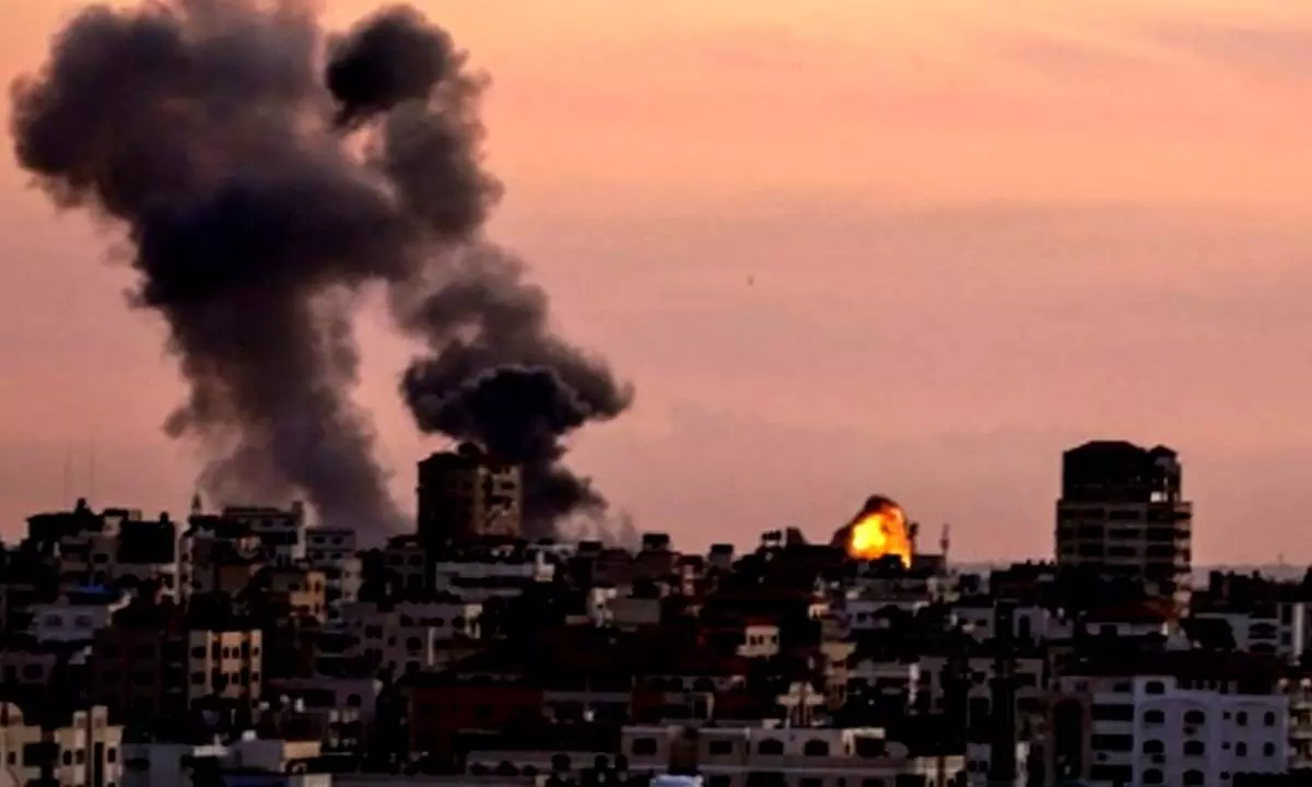 Debris from drone interception sparks fire in Israel: IDF