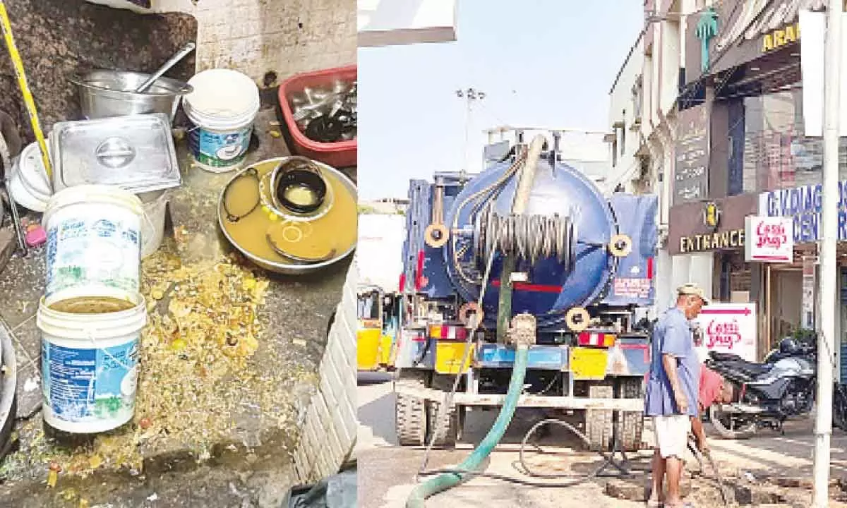 Hyderabad: Hotels cock a snook at norms as kitchen waste chokes drains