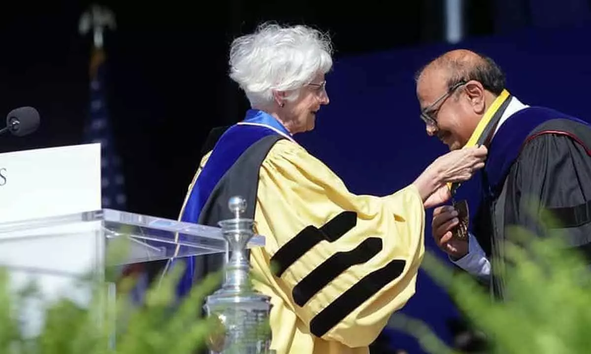 Johns Hopkins honours Dr Krishna Ella for public health leadership
