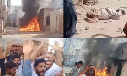 Muslim mob attacks Christian man over alleged blasphemy, sets house on fire in Paks Sargodha