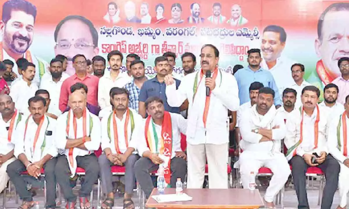 Congress striving for TG’s progress says Agriculture Minister Tummala Nageswara Rao