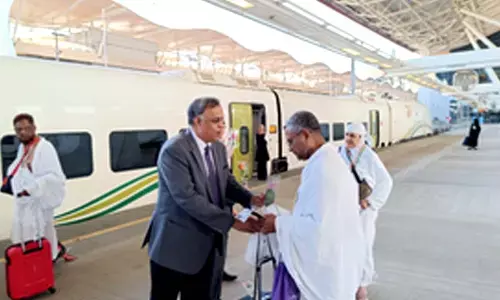 In a first, Indian Haj pilgrims travel from Jeddah to Mecca by high-speed train