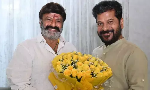 Actor Balakrishna calls on CM Revanth Reddy