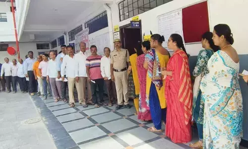 MLC bypoll : Graduates cast their votes through Jumbo ballot