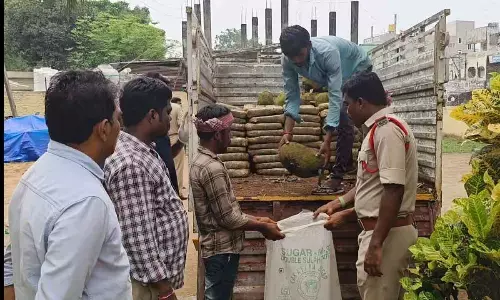 Huge haul of ganja in Kothagudem dist