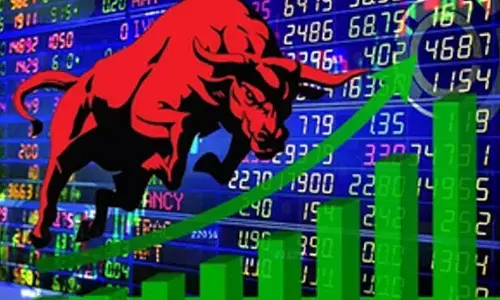 Sensex closes flat after touching 76,000 for first time