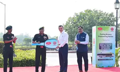 Indian Oil hands over Green Hydrogen Fuel Cell Bus to army for use in Delhi-NCR