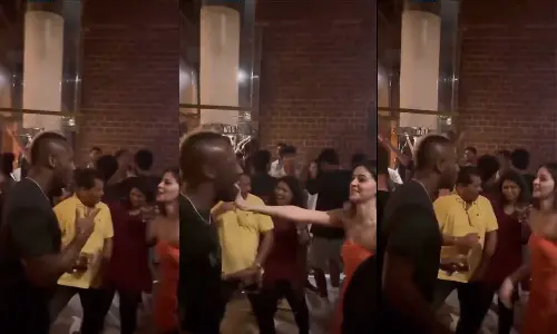 Andre Russell and Ananya Pandey dance at KKRs IPL 2024 victory bash