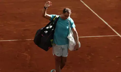 To leave after first round was not an ideal return, says Nadal after shock Roland Garros exit