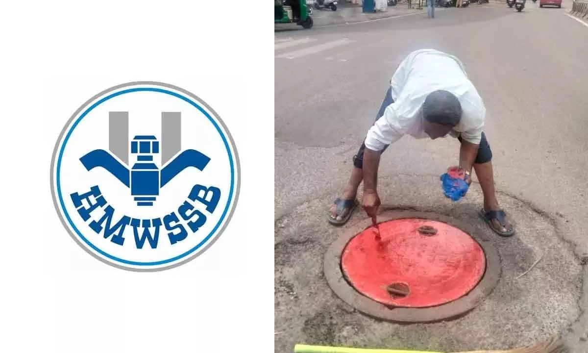 HMWSSB begins grilling, painting manholes