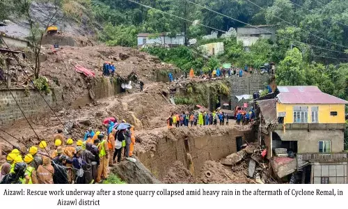 Aizawl: 17 dead as stone quarry collapses