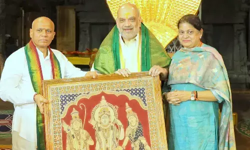 Amit Shahs Spiritual Sojourn: Prayers at Lord Venkateswara