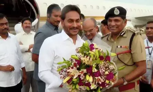 YS Jagan Returns from London, Receives Warm Welcome at Gannavaram